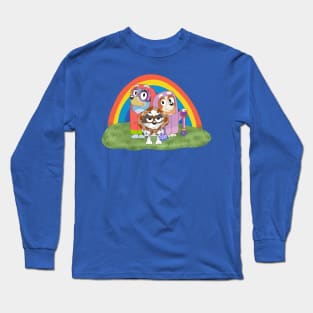 Vintage Rainbow Garden Parking Long Sleeve T-Shirt